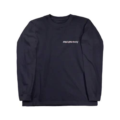 loveyouonly（横ver.）Black.Navy Long Sleeve T-Shirt