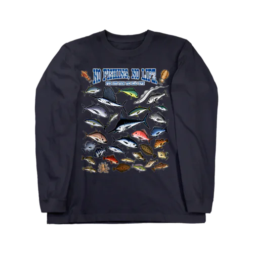 Saltwater fish_3CW Long Sleeve T-Shirt
