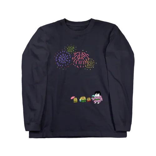 打ち上げ花火 Long Sleeve T-Shirt