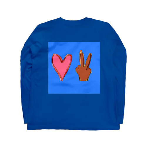 ラブアンドピース Long Sleeve T-Shirt