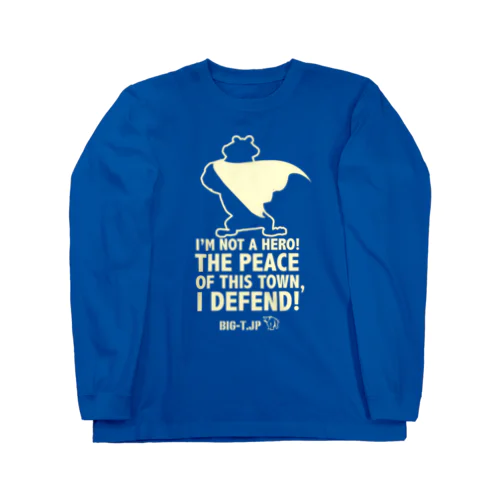 ヒーローBEAR Tシャツ ＜背中マント＞ Long Sleeve T-Shirt