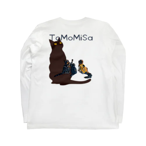 Back Eye -ToMoMiSa cat- Long Sleeve T-Shirt