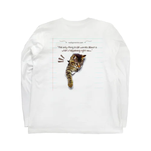 飛び出す猫ちゃん‼️色々〜 Long Sleeve T-Shirt