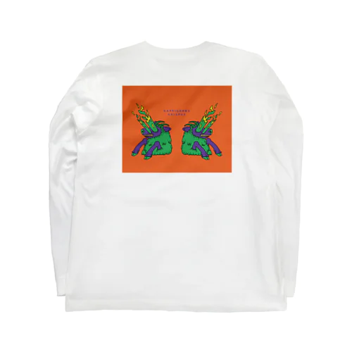 CAPRICORNS SCRIPS / ORANGE  Long Sleeve T-Shirt