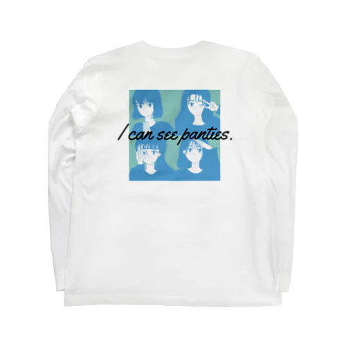 イケてるジェスチャーをする彼女たち(バックプリント) Long Sleeve T-Shirt