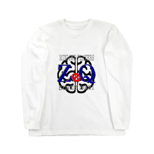 ZeQロゴ Long Sleeve T-Shirt