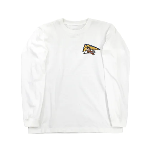 ハンググライダーさる Long Sleeve T-Shirt