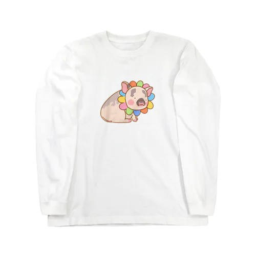 マイクロブタのおもち Long Sleeve T-Shirt