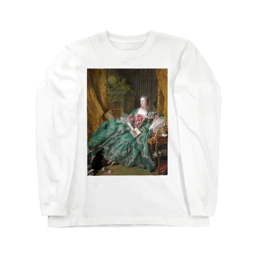 ポンパドゥール夫人 / Portrait of Madame Pompadour Long Sleeve T-Shirt