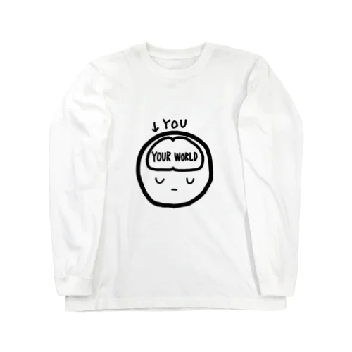 YOUR WORLD IN THE BRAIN Long Sleeve T-Shirt
