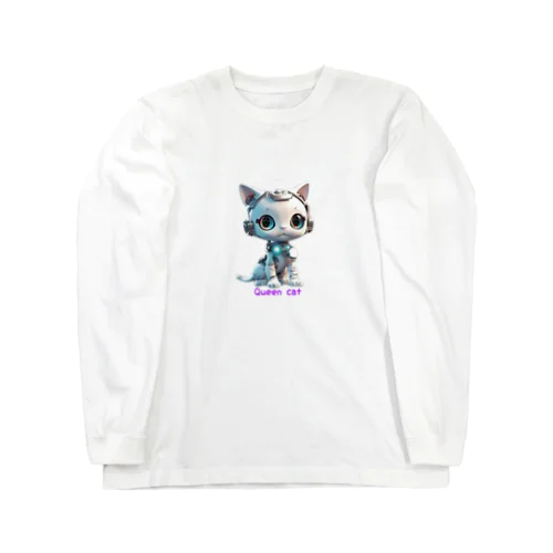 Queen Cat-Roid Long Sleeve T-Shirt
