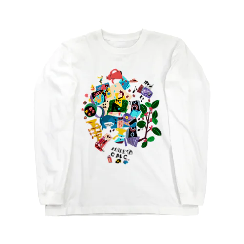 THE MUSIC 音楽が流せる　ロンT 音楽」ロングスリーブTシャツの通販 ∞ SUZURI（スズリ）
