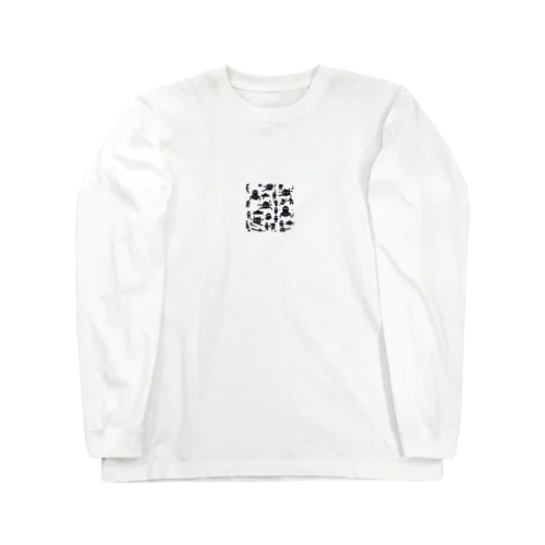シンプルな忍者のイラストが入ったグッズ Long Sleeve T-Shirt