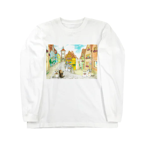 ニャンズ旅行記🇩🇪ドイツ Long Sleeve T-Shirt