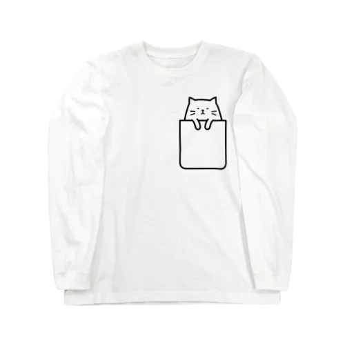 猫inポケット Long Sleeve T-Shirt