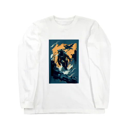 宇宙冒険さるかいな Long Sleeve T-Shirt