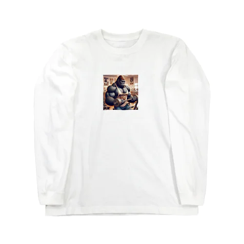 筋トレゴリラ　θ Long Sleeve T-Shirt