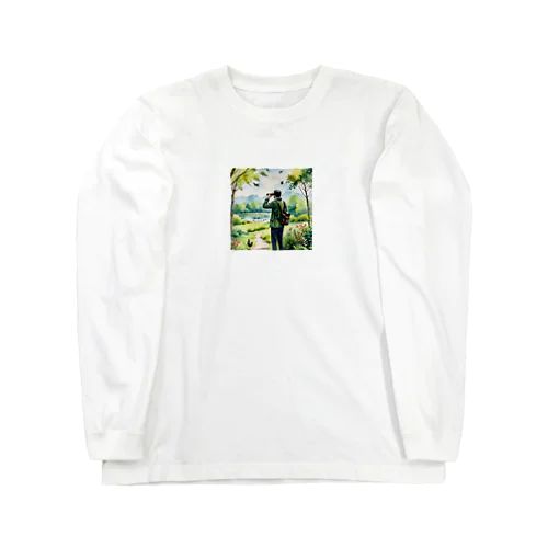 未知の冒険への第一歩を踏み出す！ Long Sleeve T-Shirt