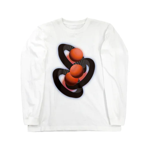 あせ色とリング　背景色なし Long Sleeve T-Shirt