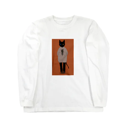 黒ねこくん Long Sleeve T-Shirt