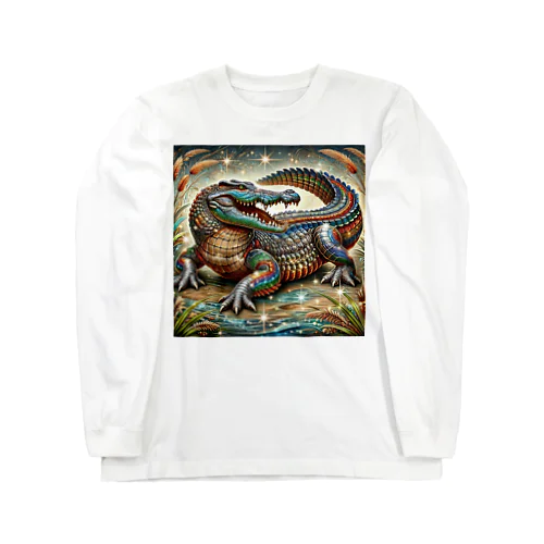 開運イリエワニ Long Sleeve T-Shirt