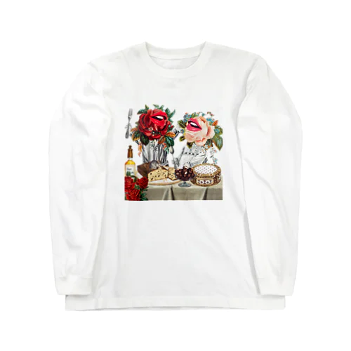 薔薇のランチ Long Sleeve T-Shirt