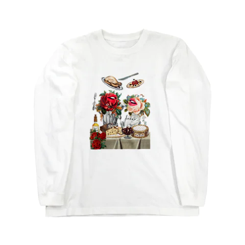 薔薇のランチ Long Sleeve T-Shirt