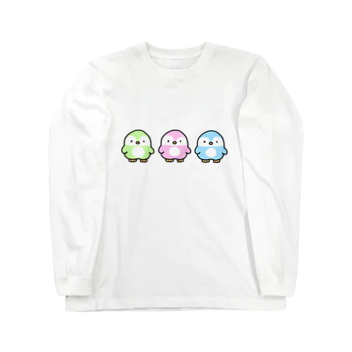 ぺんちゃんズ〜パステル〜 Long Sleeve T-Shirt
