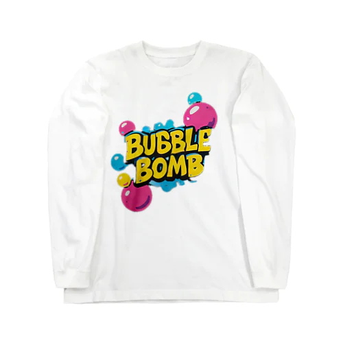 BUBBLE BOMB／Bubble Burst Long Sleeve Tee Long Sleeve T-Shirt