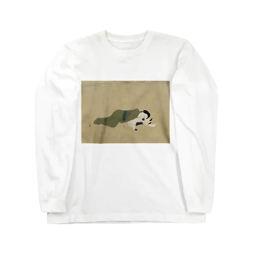 寝ている時 ロングスリーブTシャツ