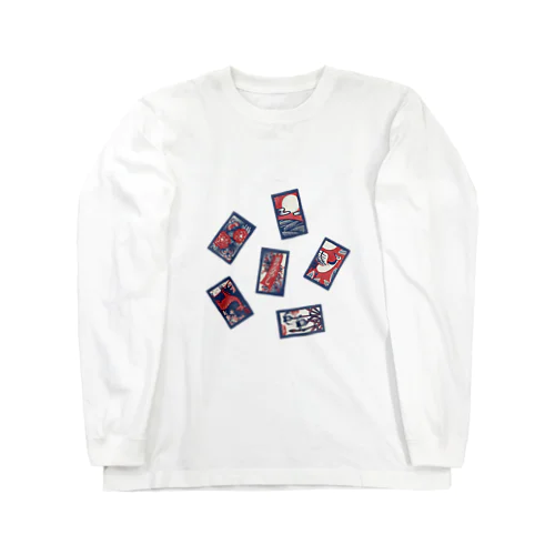 【日本レトロ#30】花札 Long Sleeve T-Shirt