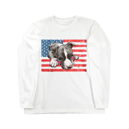 アメリカン・ピットブル・ベビ Long Sleeve T-Shirt