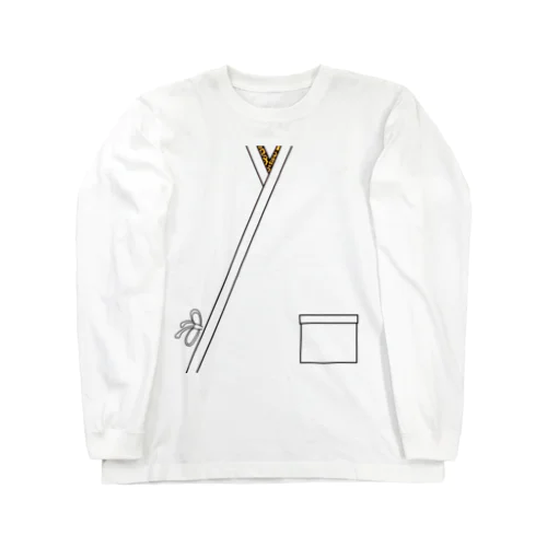 BOMBUさんの作務衣（ヒョウ柄） Long Sleeve T-Shirt