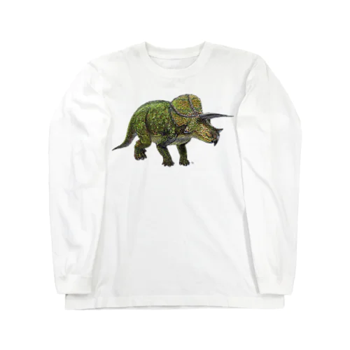 Triceratops(drawing) color Long Sleeve T-Shirt