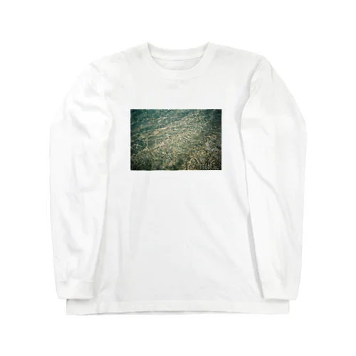 初めてのひとり旅であった海 Long Sleeve T-Shirt