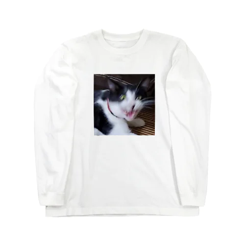 ご乱心ハチワレ猫 Long Sleeve T-Shirt
