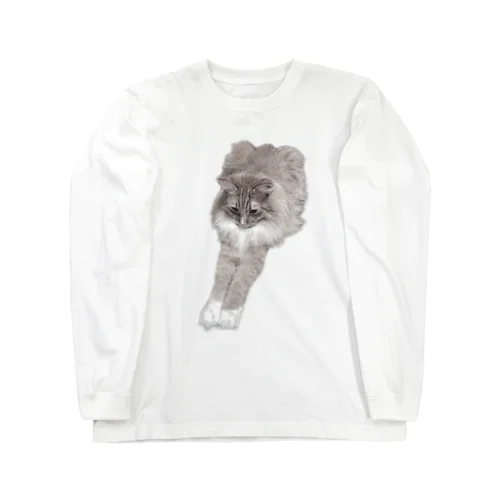 茶トラメインクーン Long Sleeve T-Shirt