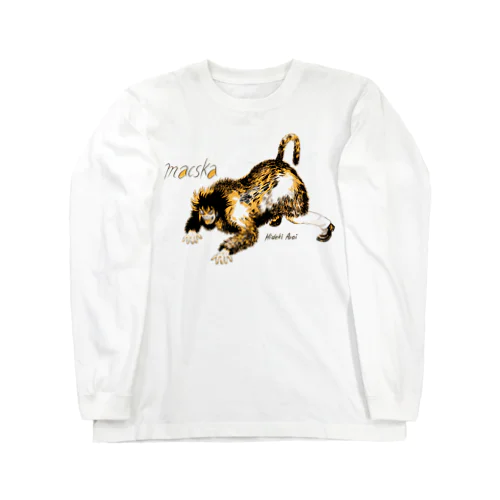 新井英樹ver 獲物を狙うモンにゃん Long Sleeve T-Shirt