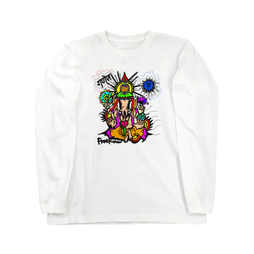 ガネーシャfreekオリジナルyogaＴ Long Sleeve T-Shirt