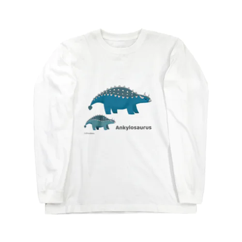 アンキロサウルスの親子 Long Sleeve T-Shirt