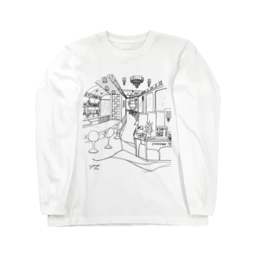 レトロ純喫茶　黒 Long Sleeve T-Shirt