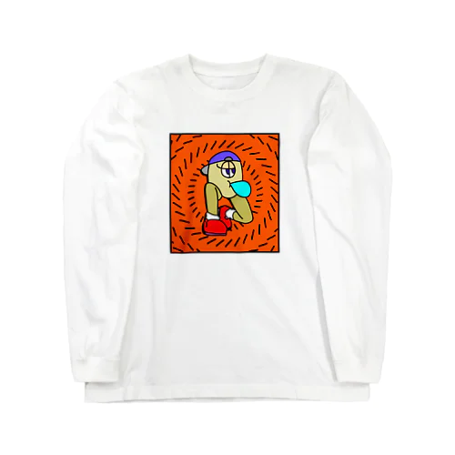 イケてる角栓くん Long Sleeve T-Shirt