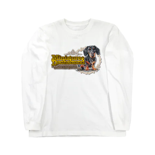 ミニチュアダックスフンド」ロングスリーブTシャツの通販
