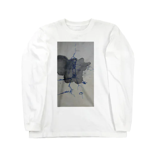 鬱染み Long Sleeve T-Shirt