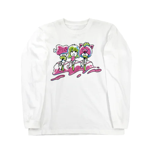 久保田未夢とゆかいなお肉たち Long Sleeve T-Shirt