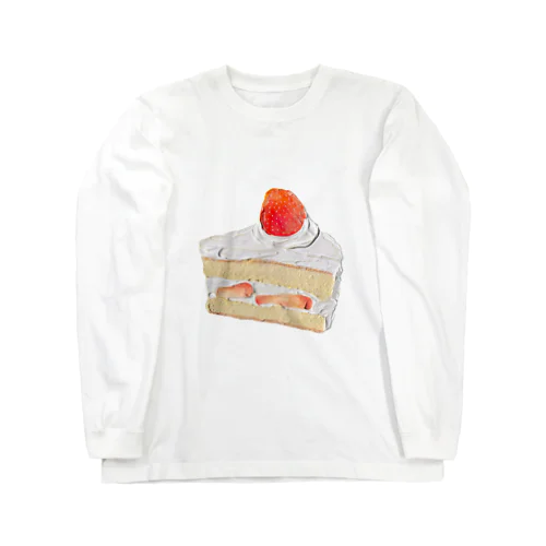 いちごのショートケーキ Long Sleeve T-Shirt