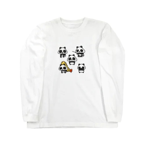 おにぎぱんだ · むすお Long Sleeve T-Shirt