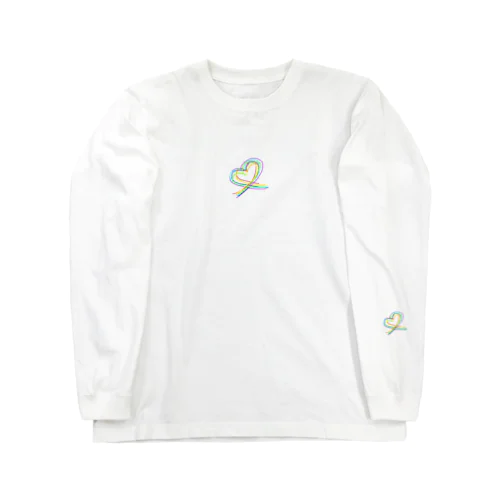 レインボーハート🌈❤️🧡💛💚💙💜💗 Long Sleeve T-Shirt