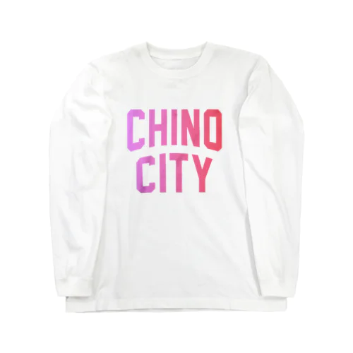 茅野市 CHINO CITY Long Sleeve T-Shirt