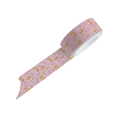 コーギー (桜模様ver.) Masking Tape